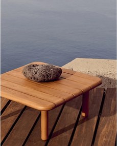 Stolik ogrodowy z litego drewna tekowego 70x70 cm Turqueta – Kave Home