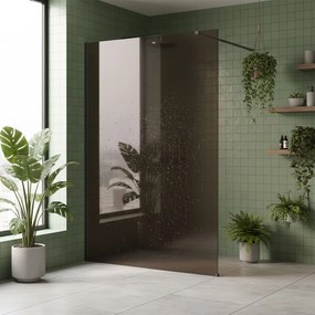 Kabina prysznicowa Walk-In Rea Flexi Brown / Tytan 90