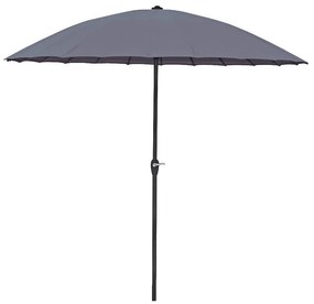 Szary parasol ogrodowy ø 260 cm – Garden Pleasure