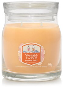 Yankee Candle świeca zapachowa Signature w szklanym słoiku średnia Slopeside Spritz, 368 g, S