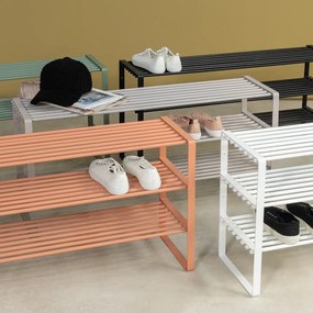 Łososiowa stalowa szafka na buty 100x48,5x29 cm Rex – Spinder Design