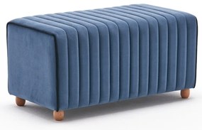 Stołek Mabel Pouf Niebieski