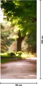 Fototapeta na drzwi - Park (95x205cm)