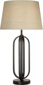 Searchlight EU91101NA - Lampka stołowa CHIC 1xE27/60W/230V kremowa