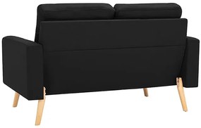 2-osobowa czarna sofa - Eroa 2Q