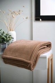 Pluszowy koc z barankiem, CLAYTON, 130 × 160 cm