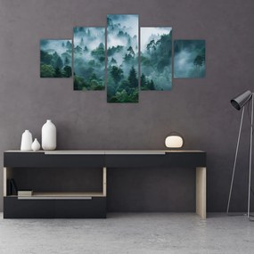 Obraz - Las we mgle (125x70 cm)