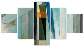 Obraz - Abstrakcja (125x70 cm)