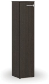 Szafa biurowa wąska PRIMO WOOD, 1781 x 400 x 420 mm, wenge