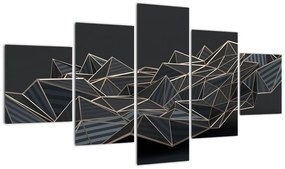 Obraz abstrakcji (125x70 cm)