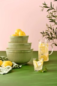 Zielone ceramiczne miski MYNTE WASABI, zestaw 3 szt.