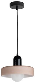 Szara lampa wisząca ø 25 cm Opaco Grato – Leitmotiv
