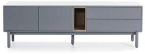 Niebieska/szara szafka pod TV 180x56 cm Corvo – Teulat