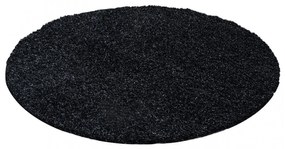 Dywan shaggy Antracyt 160 cm x 160 cm koło