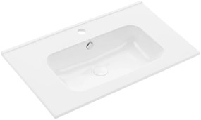 Szafka pod umywalkę LOV 80 cm szaro-zielony półmat KROFAM