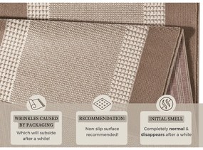 Beżowo-brązowy chodnik Hanse Home Basic, 80x300 cm