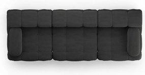Czarna sofa 288 cm Ferento – Cosmopolitan Design