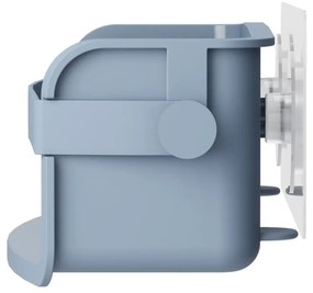 Niebieska półka łazienkowa bez wiercenia z plastiku z recyklingu Flex – Umbra