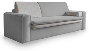 Jasnoszara rozkładana sofa 237 cm Wilson – Miuform