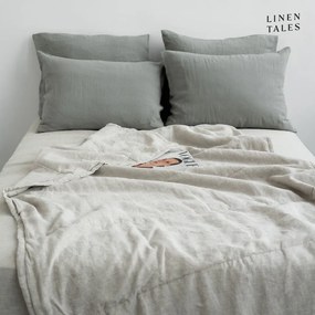 Lniana pikowana narzuta 140x220 cm Melange – Linen Tales