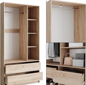 Szafa sonoma 280x50x200 elmo