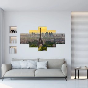 Obraz - Panorama Paryża (125x70 cm)