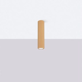 Lampa sufitowa minimalistyczny Gloow, aluminium - 1 źródło światła 4000K - L.6.5 x H.30 cm - złoty