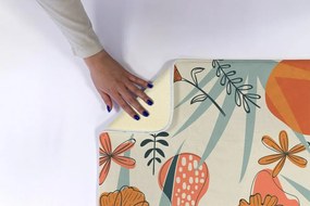 Dywanik łazienkowy antypoślizgowy Dywanik łazienkowy antypoślizgowy Kwiaty Floral