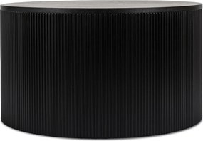 Stolik Kawowy HOPE MAX 80 cm Czarny Nowoczesny Loft