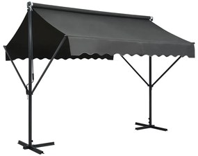 Zadaszenie ogrodowe antracyt C2-N58