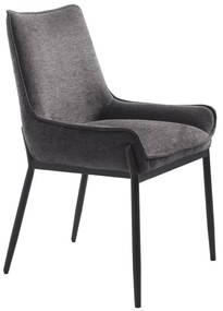Ciemnoszare krzesło Calgary – Unique Furniture