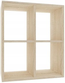 Niski regał na książki dąb sonoma E7-R58