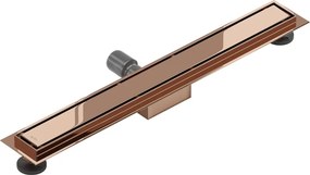 Mexen Flat M13 odpływ liniowy 2w1 50 cm, różowe złoto - 1610050-15
