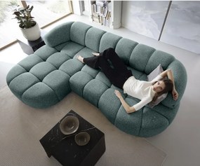 Narożnik VELPA S z elektryczną regulacją siedziska Lewostronny wolnostojący w tkaninie PUENTE 39 WERSAL