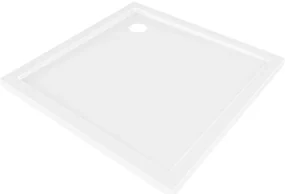 Mexen Flow brodzik kwadratowy slim 70 x 70 cm, biały połysk - 46S107070