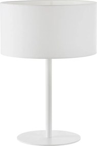 Lampa sto?owa Amsterdam w klasycznym stylu - wys. 54 cm - wn?trze - stal i biel - w?./wy?. - E27 Max. 40W-IP20