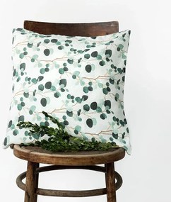 Lniana poszewka na poduszkę 40x40 cm Eucalyptus – Linen Tales