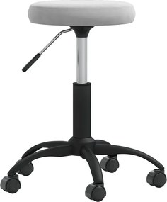 Popielaty obrotowy fotel biurowy D3-K81