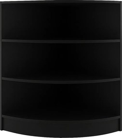 Lada narożna do sklepu detalicznego LM60 - czarna