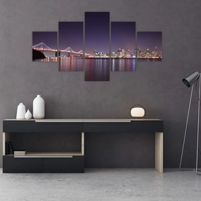 Obraz przedstawiający San Francisco, Kalifornia (125x70 cm)