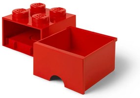 Czerwony pojemnik z szufladą LEGO®