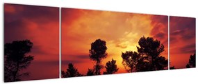 Obraz zachodu słońca (170x50 cm)