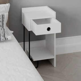 Stolik nocny Sirius Right White