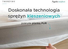 Materac kieszeniowy SOMNIA 18 cm 140 x 200 cm Ochrona materaca: BEZ ochraniacz na materac