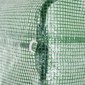 Outsunny Szklarnia foliowa z oknem kolor ciemnozielony 4,5 x 3 cm