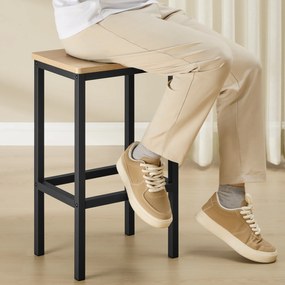 Taborety Barowe 2szt komplet - sonoma - LBC065B11