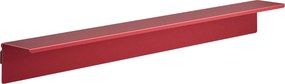 Metalowa półka ścienna Modern Joanne 120 cm, kolor czerwony