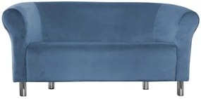 Sofa Milo MG33 niebieski nogi chrom