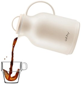 Beżowy termos Vialli Design, 1 l