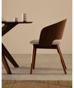 Brązowe krzesło Senoa – Kave Home